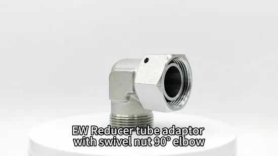 Factory Wholesale 90 Degree Elbow Reducer Tube Fittings with Swivel Nut